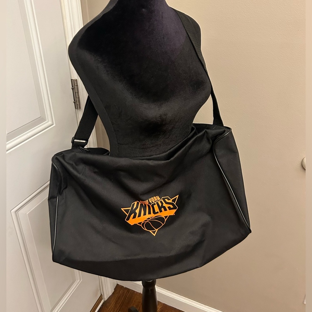 New York knicks bag continental airlines Duffle Duffel Bag black